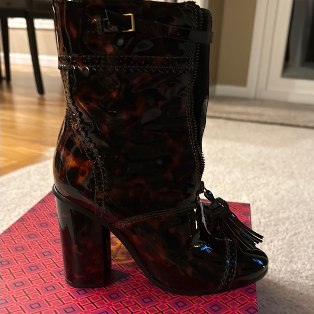 Tory Burch Huxley tassle bootie